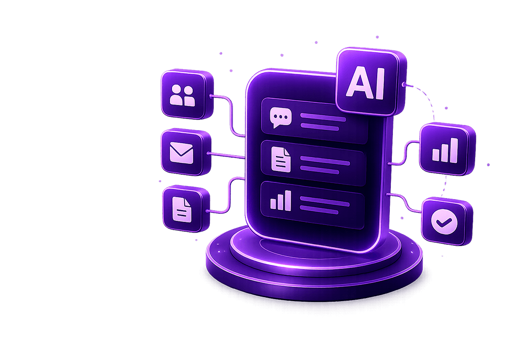Focused AI agent with support, analytics, and security capabilities